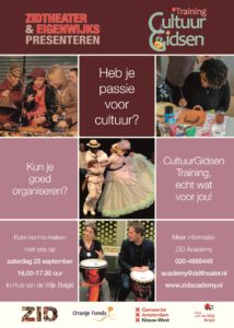 Theatrale informatiebijeenkomst training CultuurGidsen Nieuw Sloten @ Huis van de Wijk, België | Amsterdam | Noord-Holland | Nederland